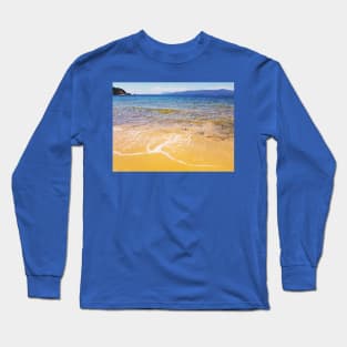 Beautiful Yellow Sand Beach Long Sleeve T-Shirt